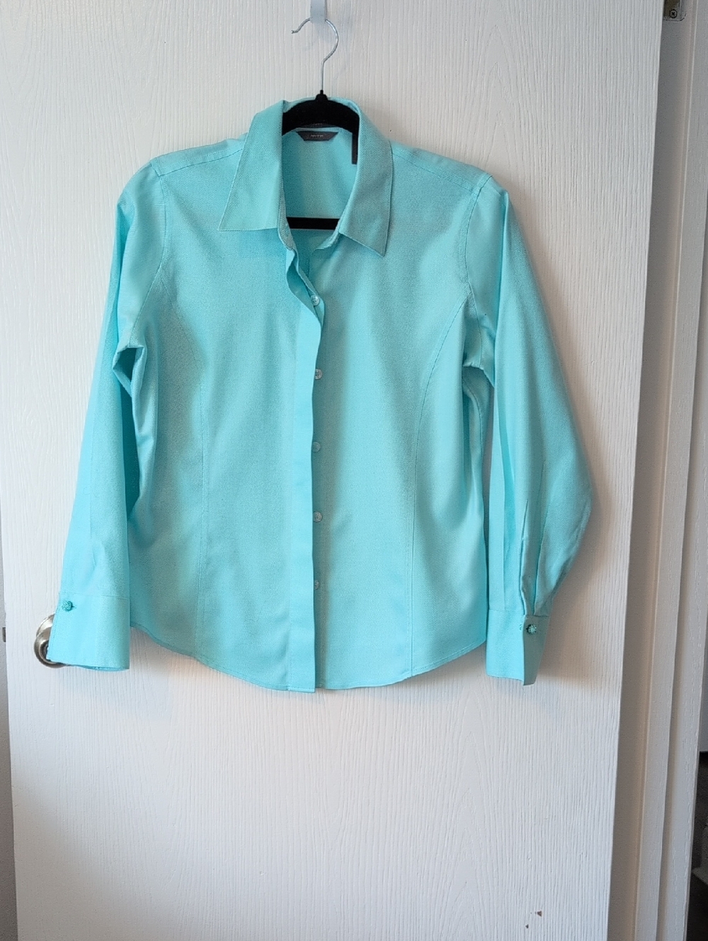 Liz Claiborne Light Teal Button Down Shirt